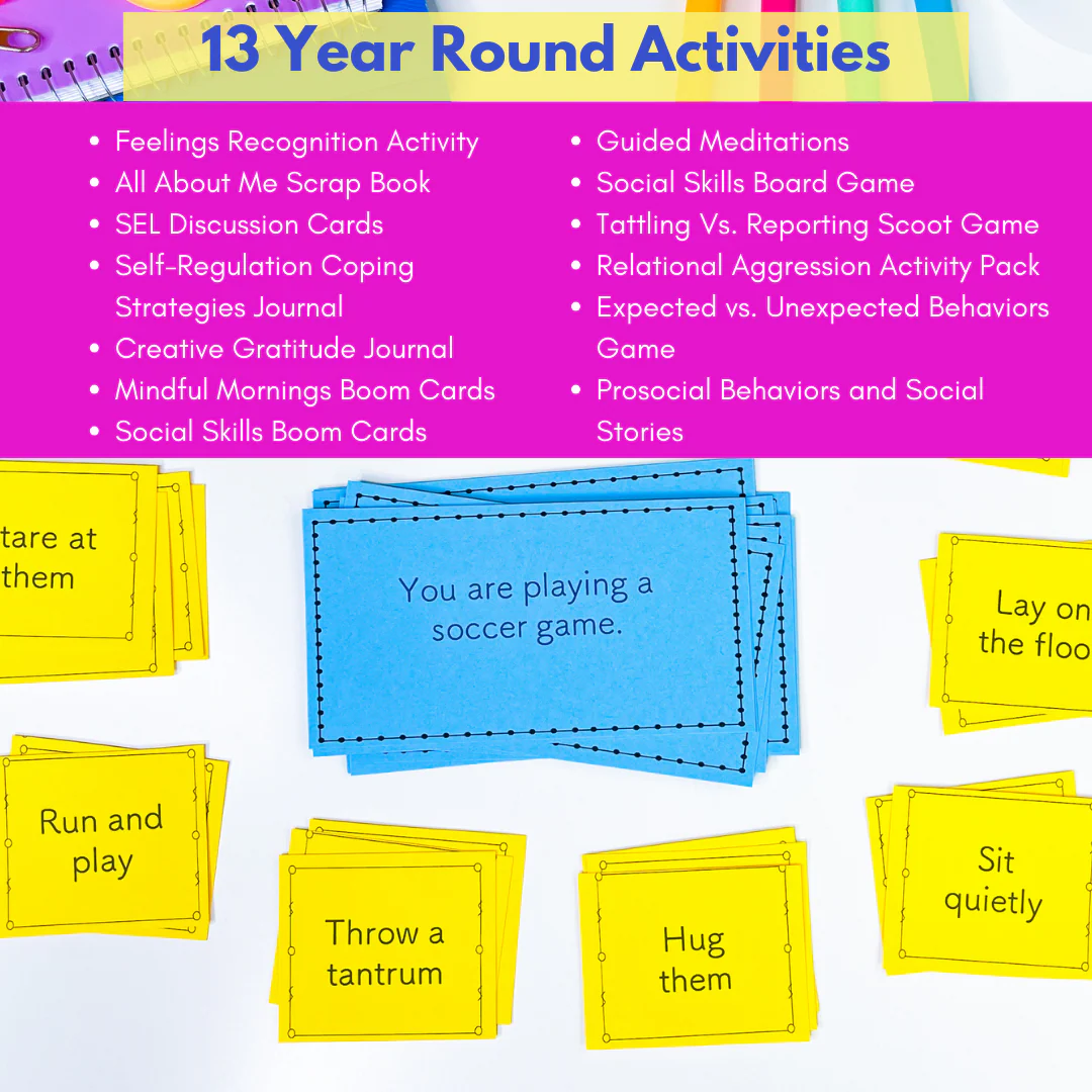 School Counseling Activities for the Year - Elementary Counseling Curriculum Map - Image 12