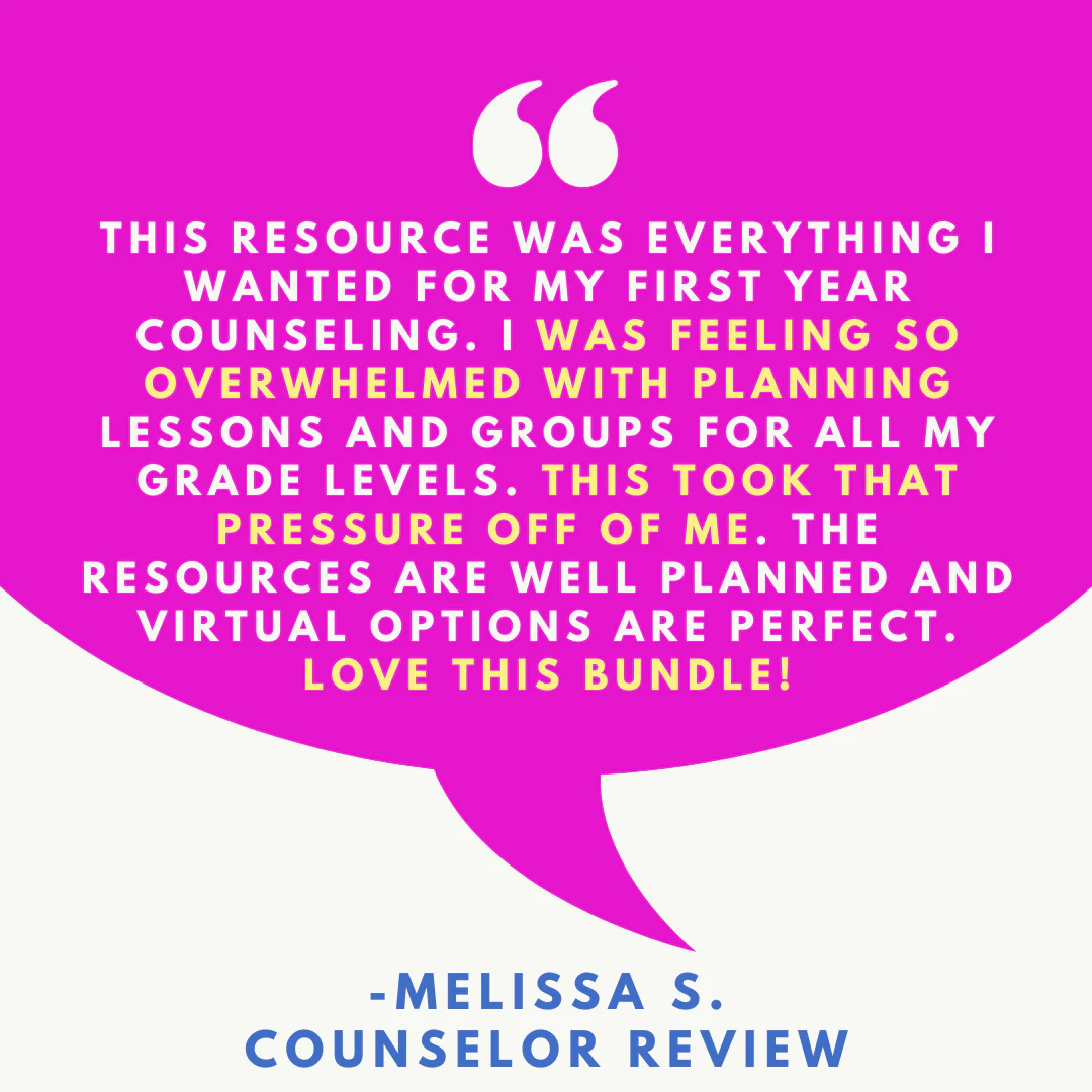 School Counseling Activities for the Year - Elementary Counseling Curriculum Map - Image 9